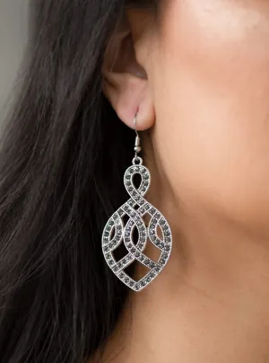 A Grand Statement Silver Earrings