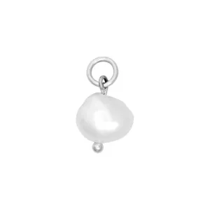 Ashiana Aliz Pearl Charm Silver