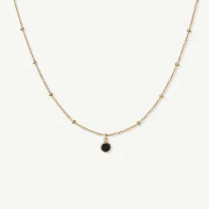 Black Saturna Necklace