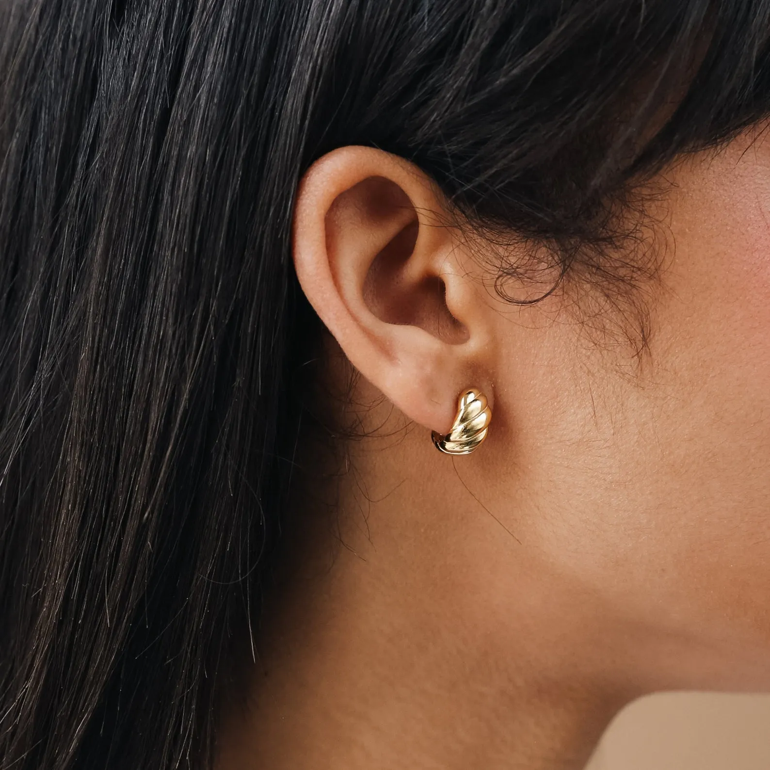 Bold Croissant Studs