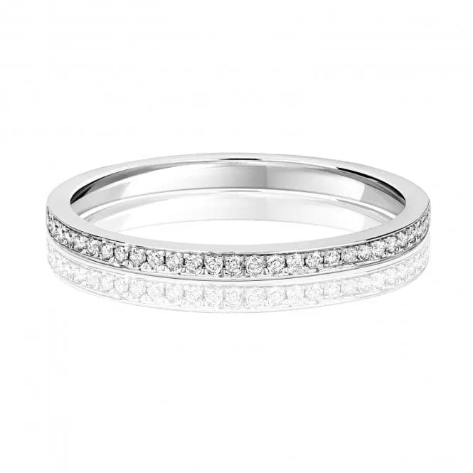 Diamond Jewellery 9ct Eternity Ring Set with 29 Diamonds RD395W