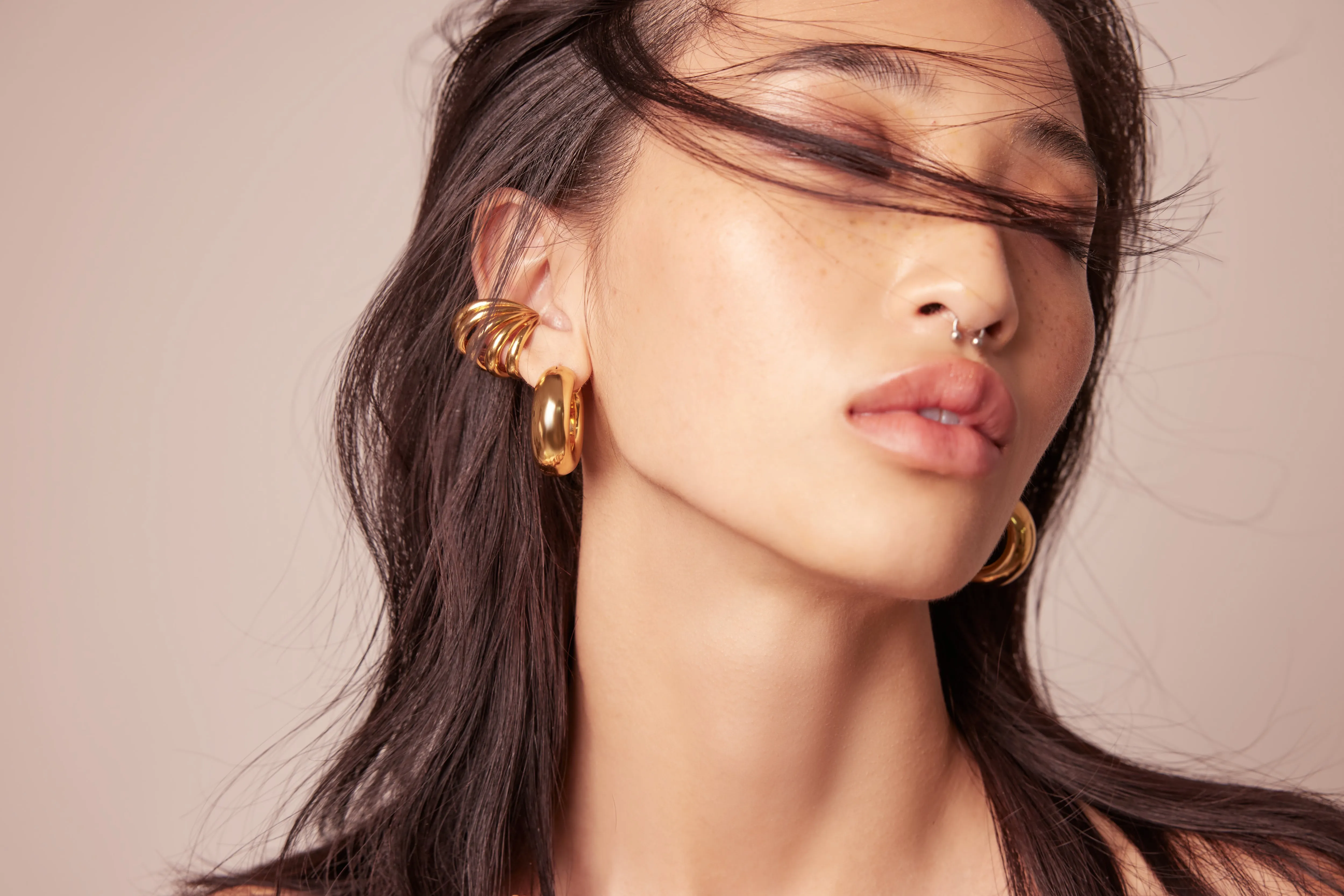 Diana Gold Vermeil Ear Cuff