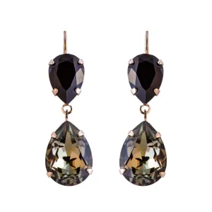 Extra Luxurious Double Pear Leverback Earrings in "Custom" *Custom*