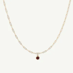 Fayette Birthstone Necklace