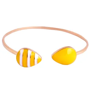 Lemon Drop Open Bangle