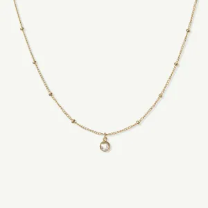 Moonstone Saturna Necklace