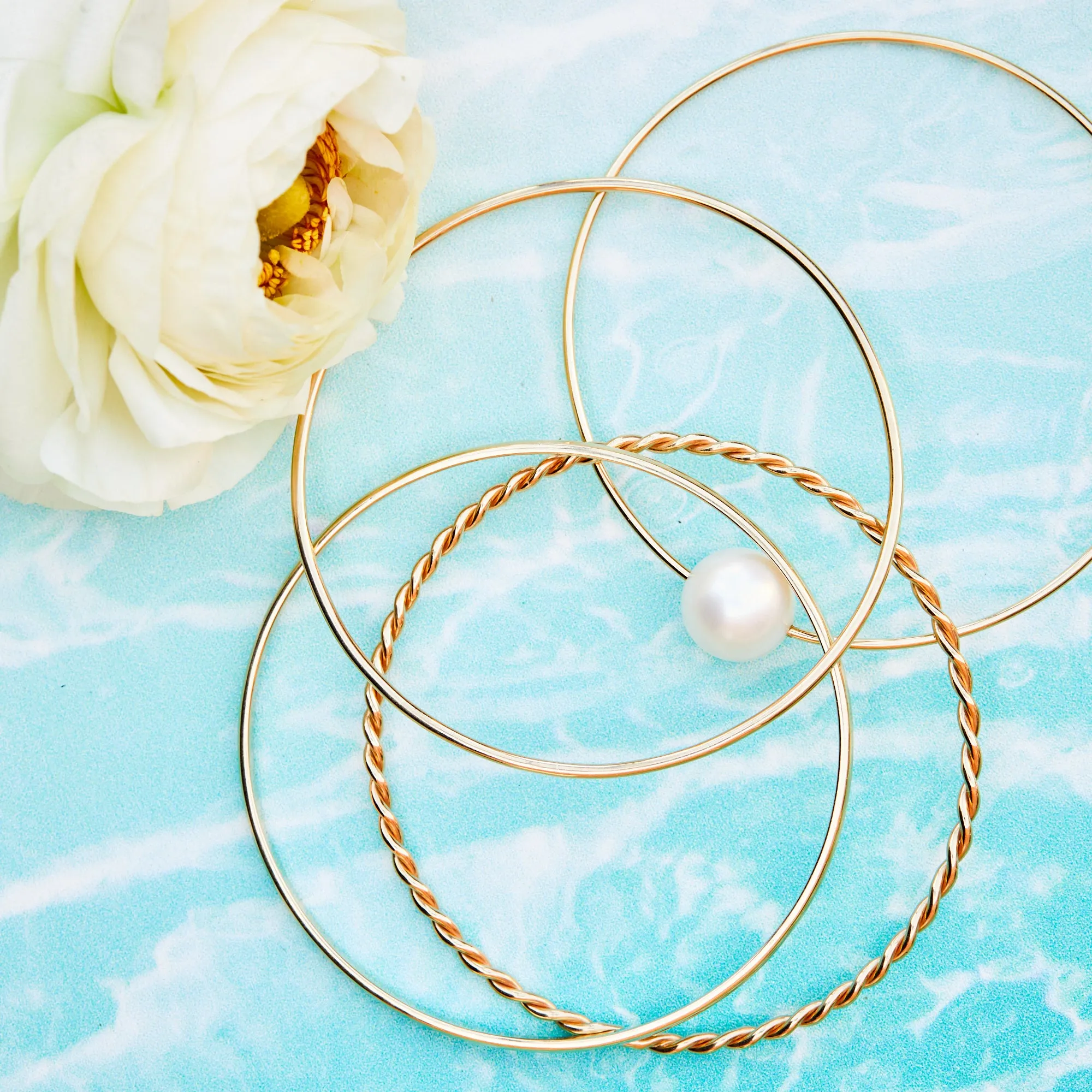 Pearl Orbit Bangle