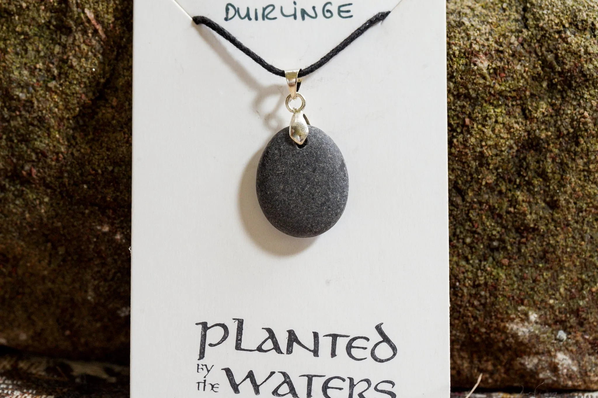 Planted By the Waters Necklace -  Beach Pebble Necklace Small