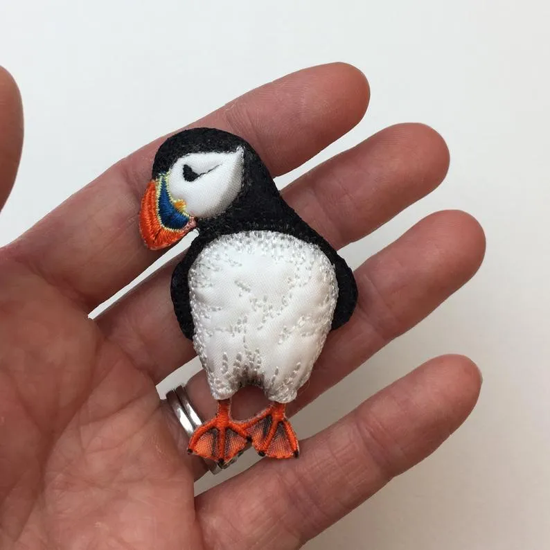 Puffin Brooch