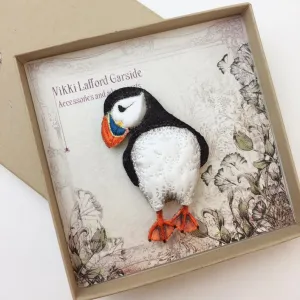 Puffin Brooch