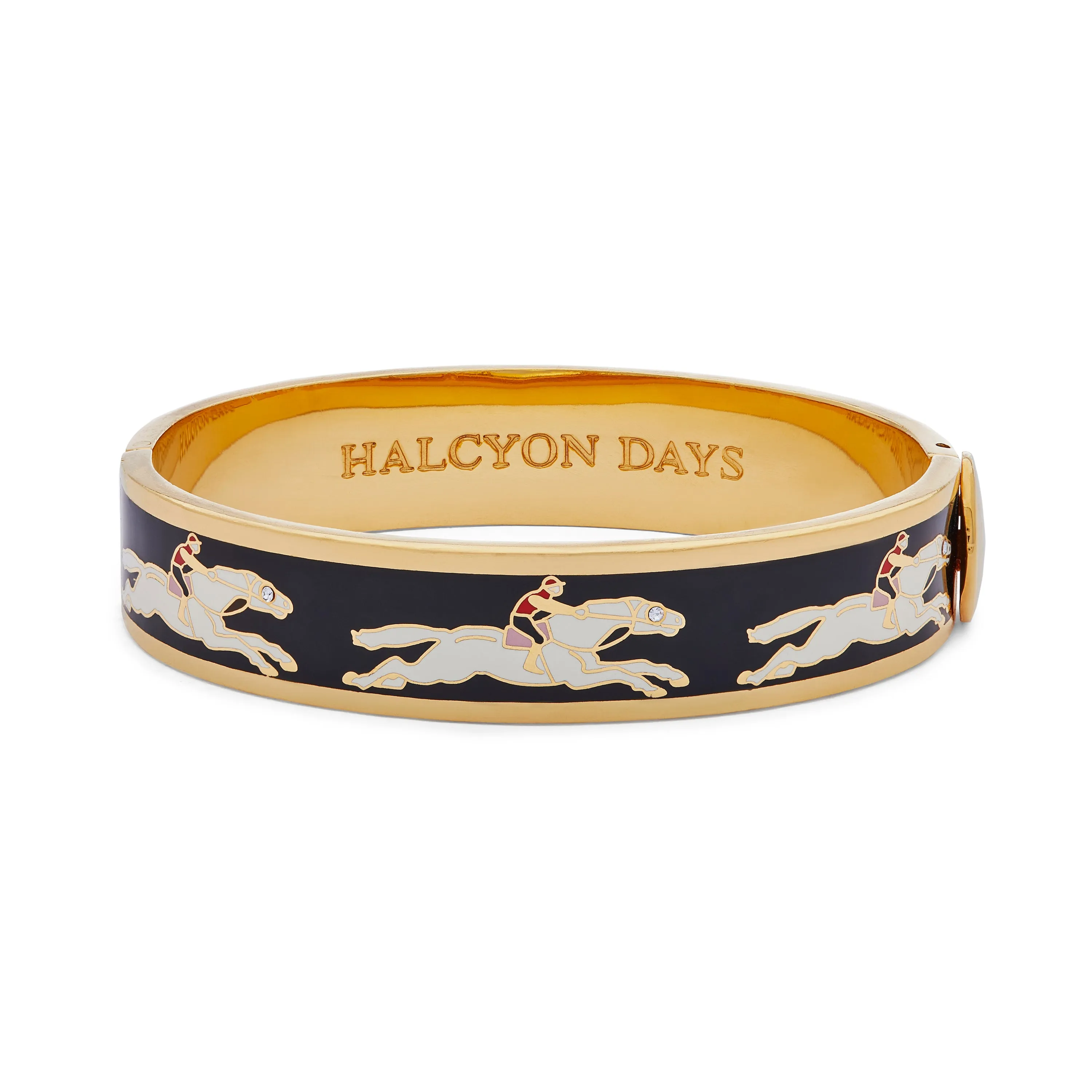 Race Horse Black & Cream Bangle