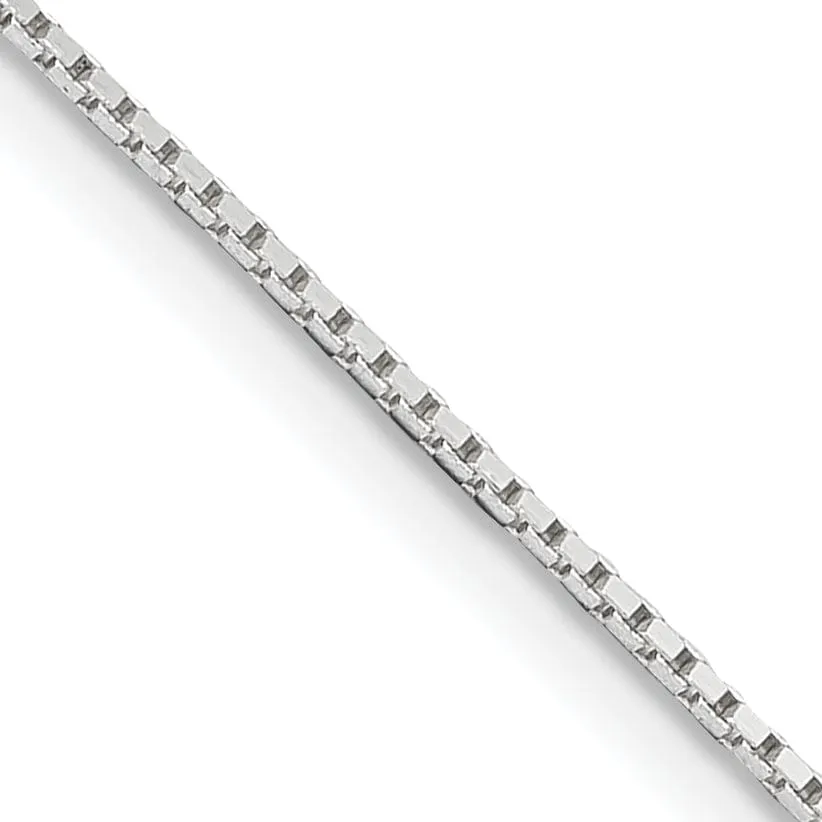 Silver D.C 0.60-mm 4 Sided Mirror Box Chain