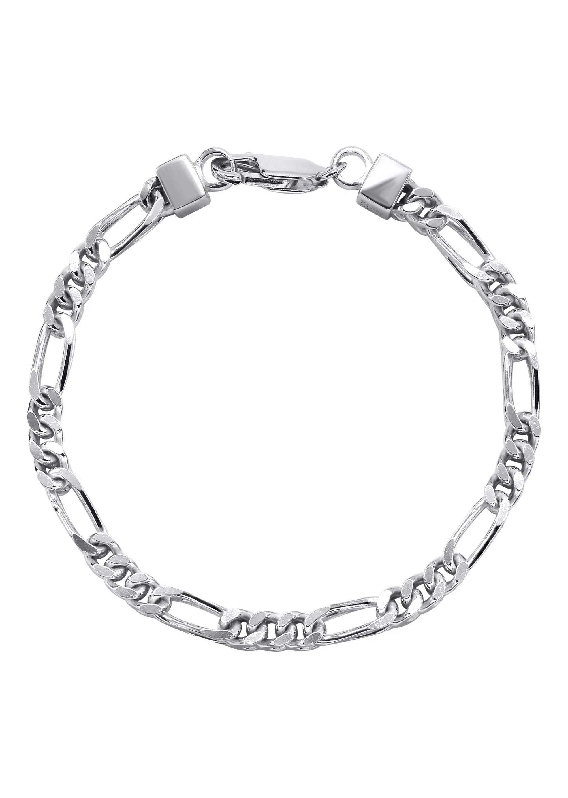 Silver Figaro Franco Bracelet