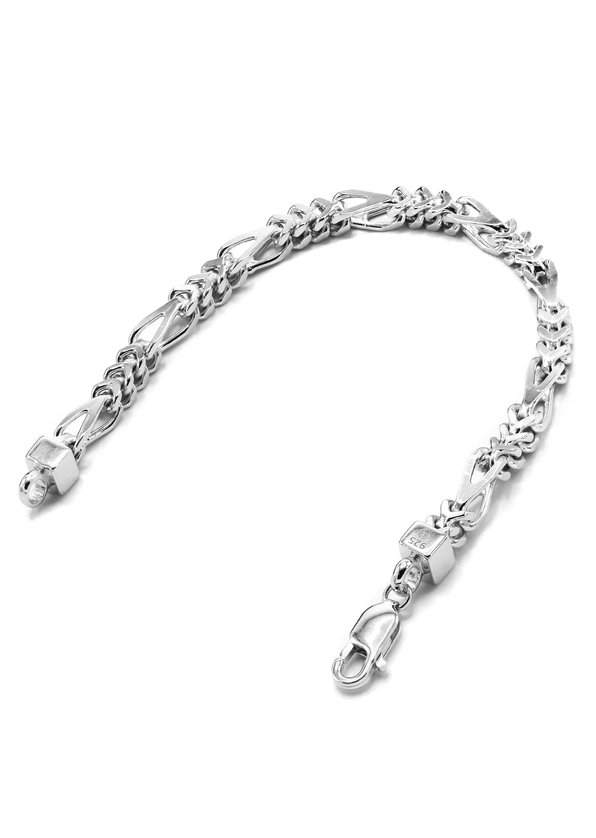 Silver Figaro Franco Bracelet