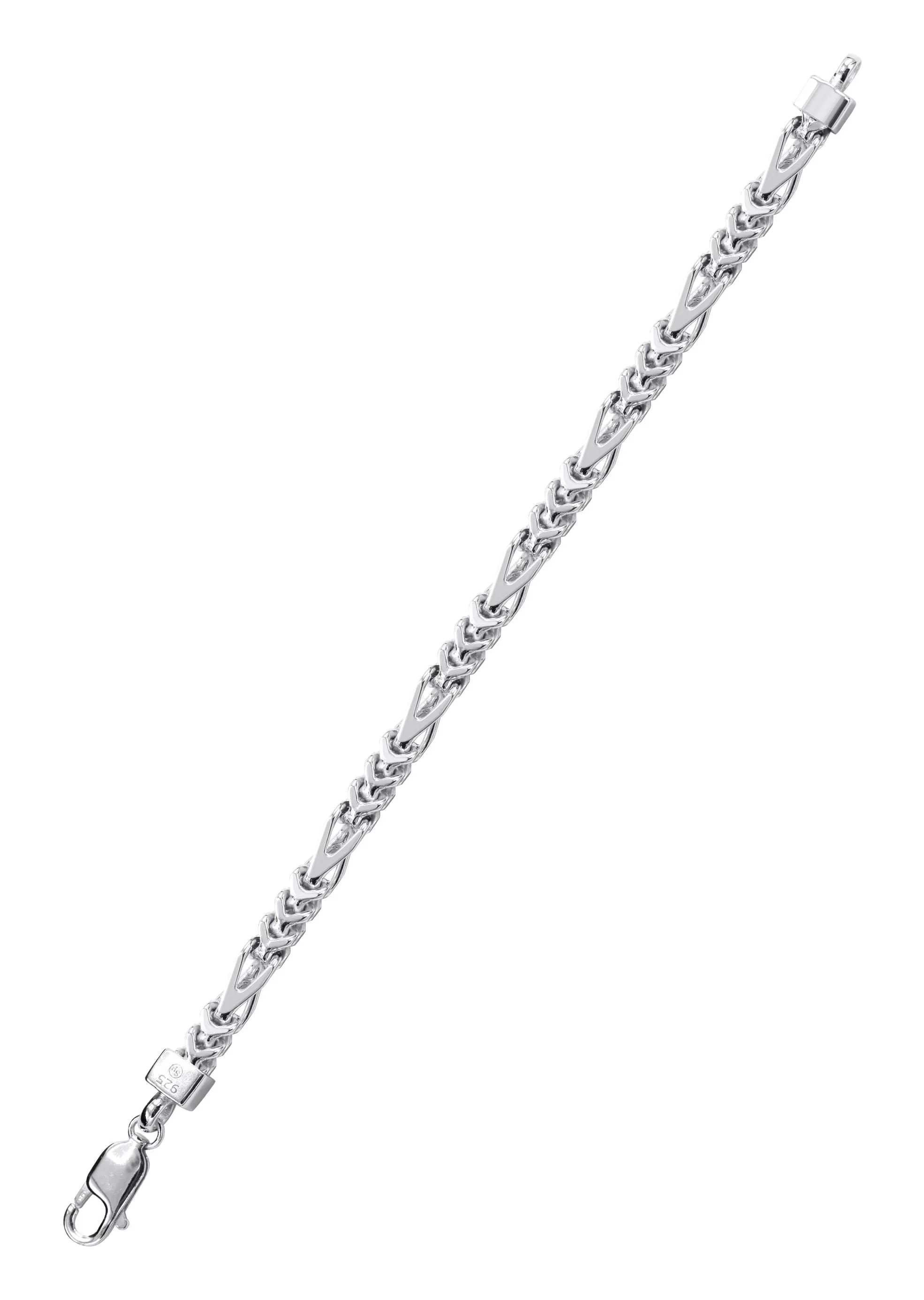 Silver Figaro Franco Bracelet