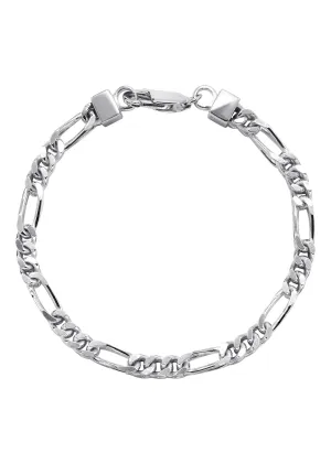 Silver Figaro Franco Bracelet