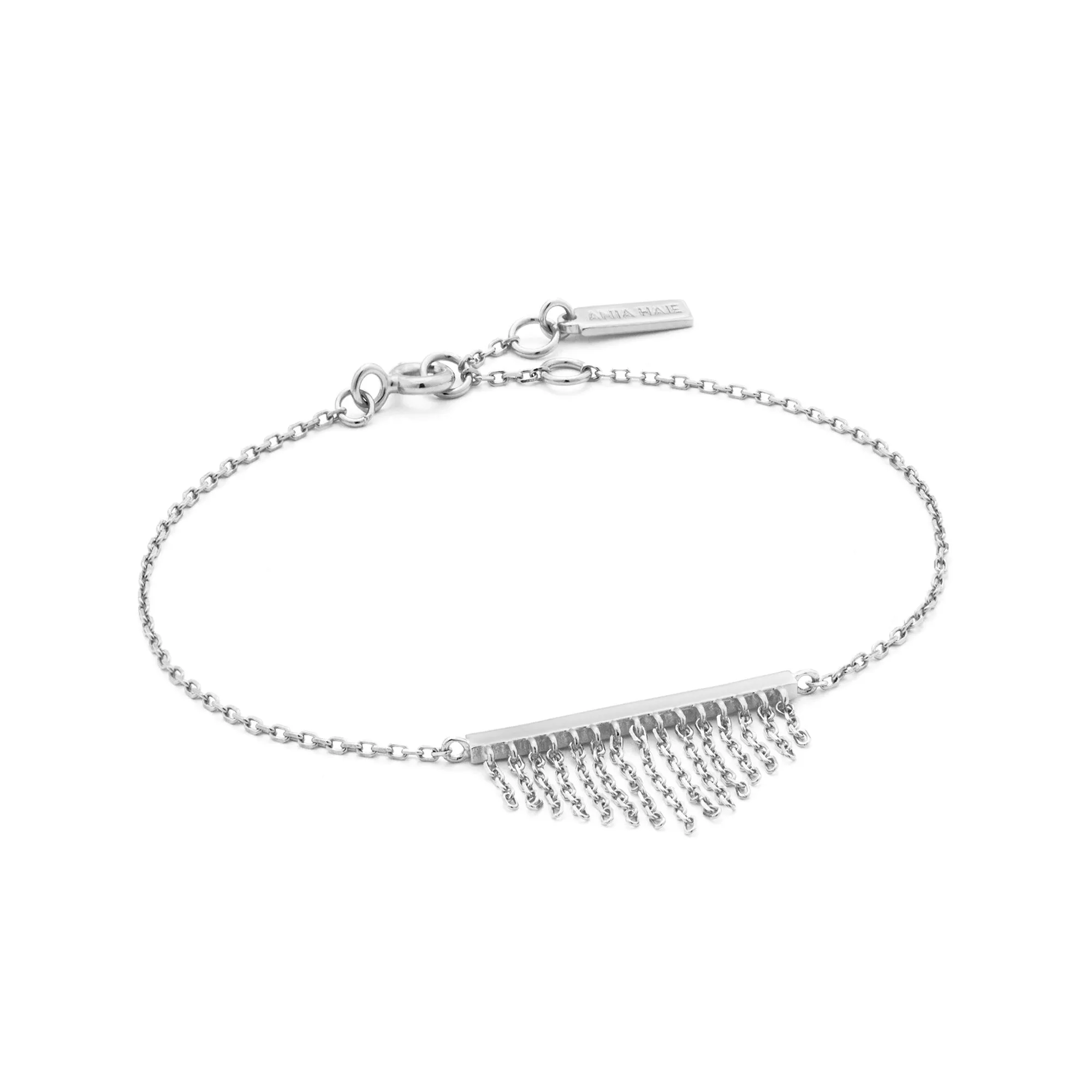 Silver Fringe Fall Bracelet