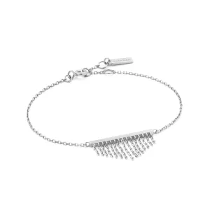 Silver Fringe Fall Bracelet