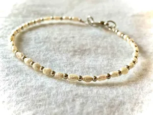 🔴SOLD🔴 Abigail Handmade Cultured Rice Pearl Bracelet