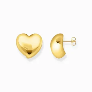 Thomas Sabo Gold-plated Earrings in Heart-shape