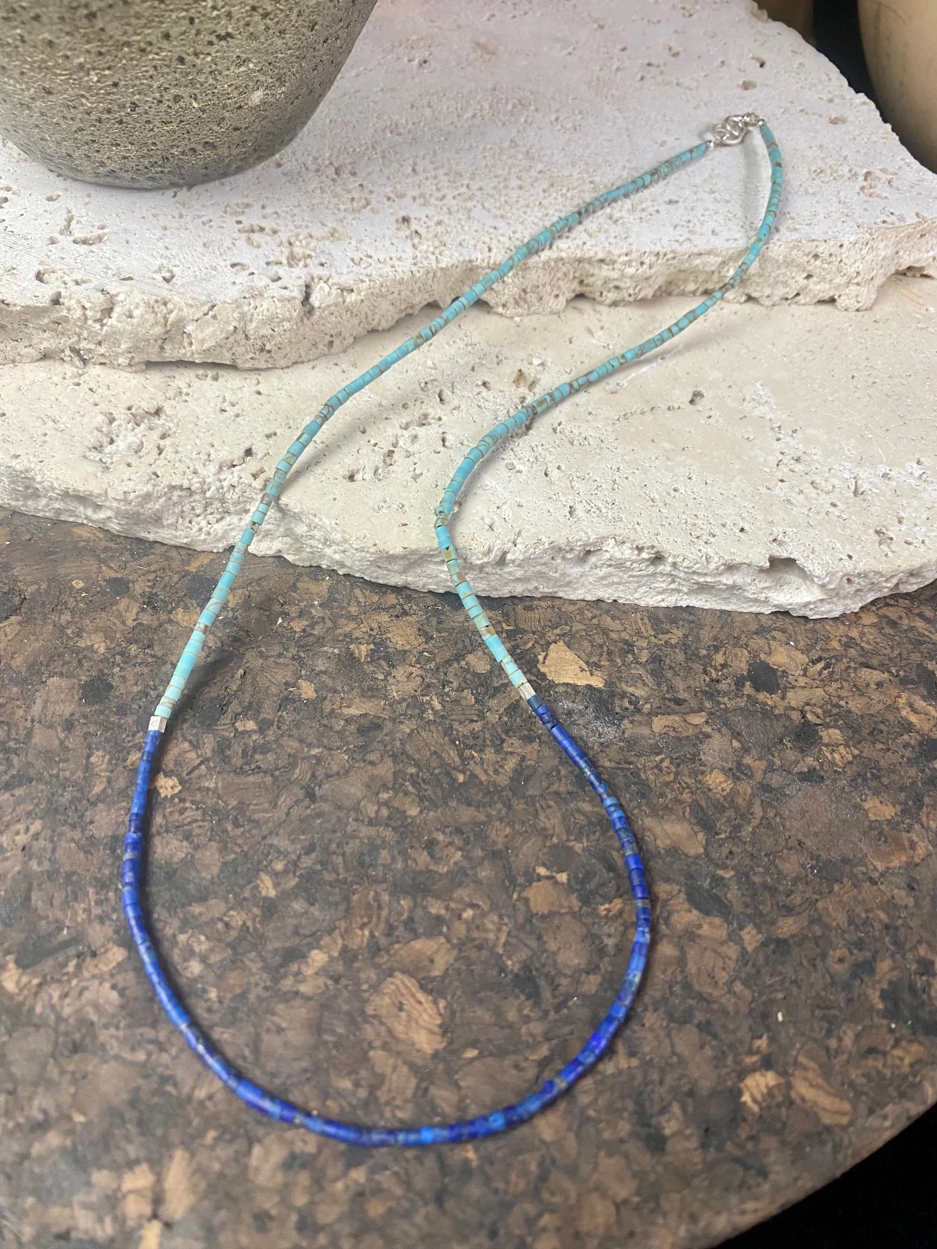 Turquoise & Lapis Necklace