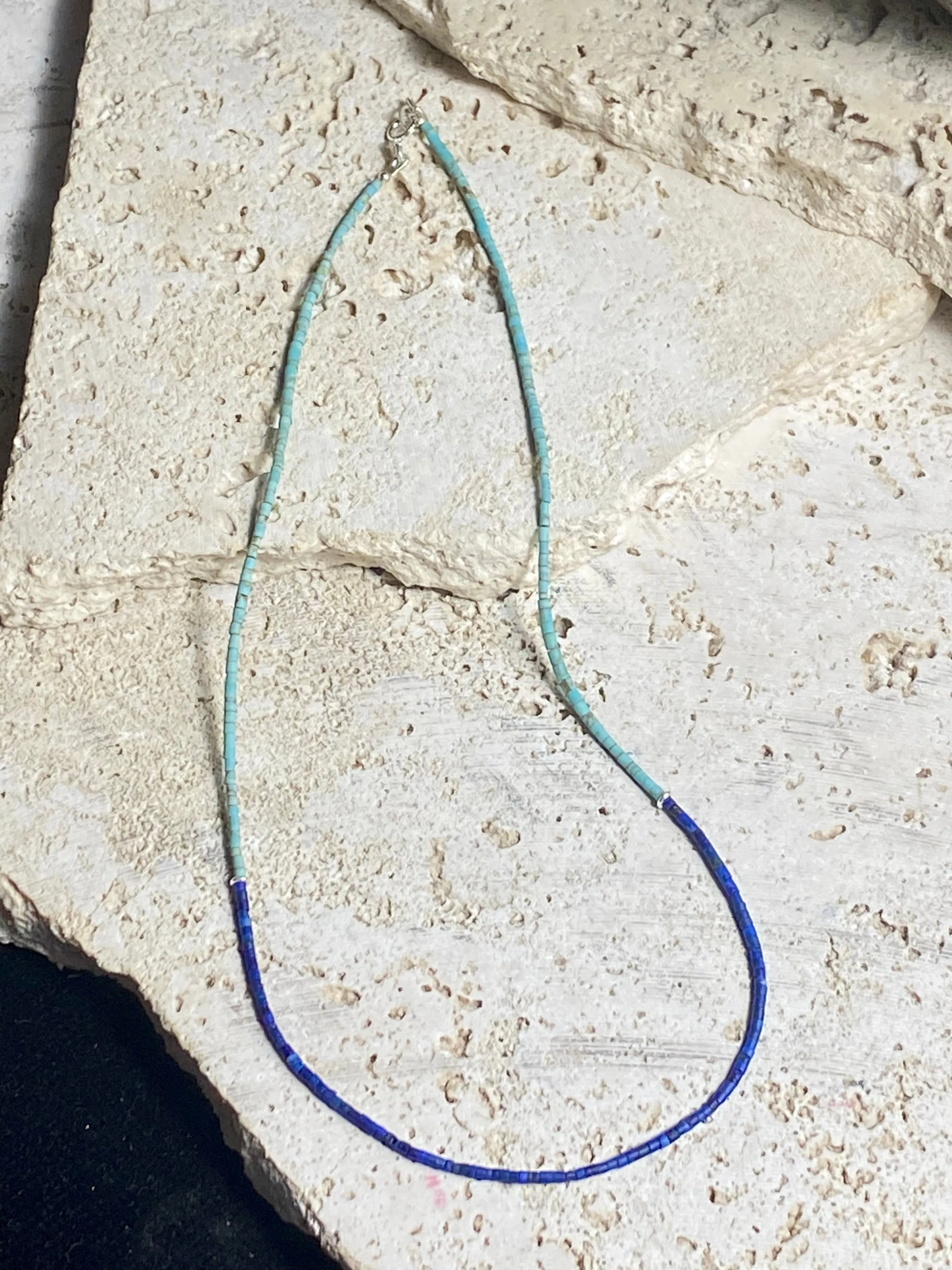 Turquoise & Lapis Necklace