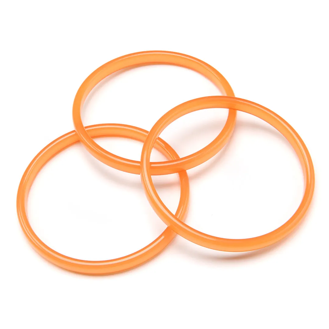 Twiggy Bangle Set of 3 Peach